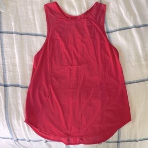 Pink Lululemon workout Tank